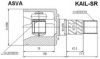 ASVA KAIL-SR Joint Kit, drive shaft